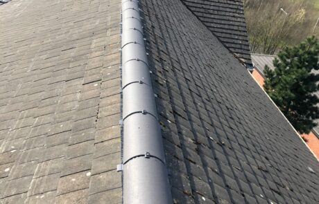 Dry Ridge Roofing Repair Sunderland Professional roof repair work being carried out on a residential property in Sunderland