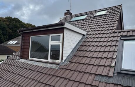 Seamless multi-layer waterproof membrane installation on a modern domestic garage flat roof extension in Hexham.