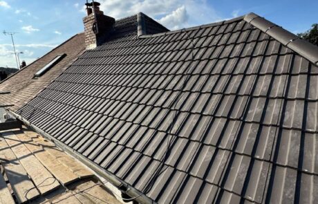 New tile roof installation & full replacement on a domestic property in Tyneside