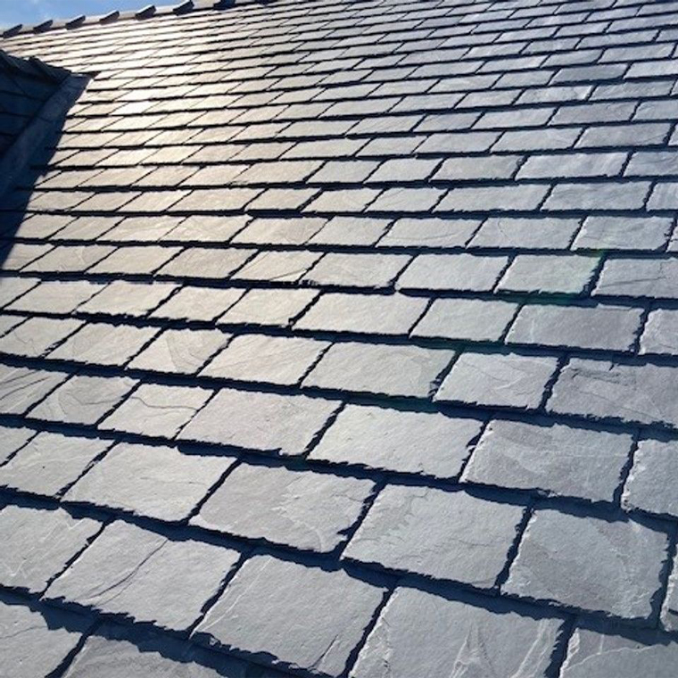 Premium new slate roof installation & structural timber work on a Tyneside property